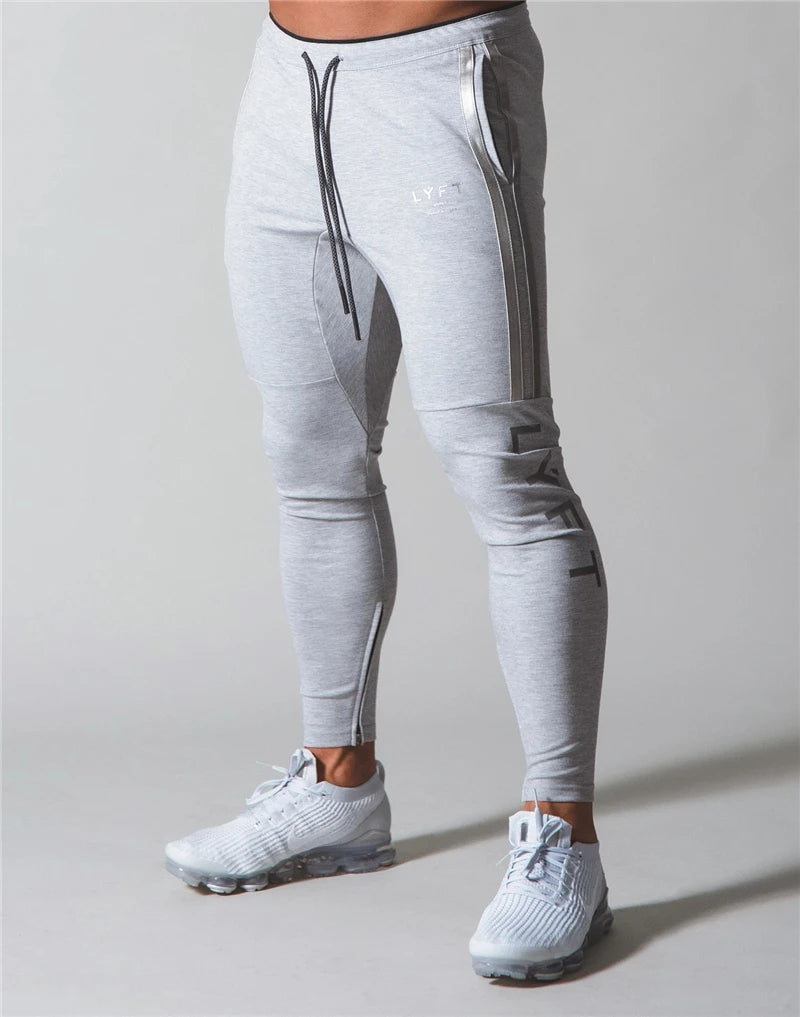 SIDE STRIPE JOGGERS – Apex Forge Slim Fit Gym Training Sweatpants