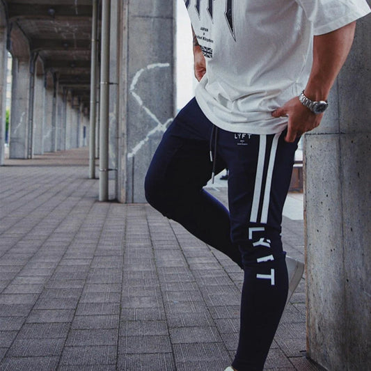 SIDE STRIPE JOGGERS – Apex Forge Slim Fit Gym Training Sweatpants