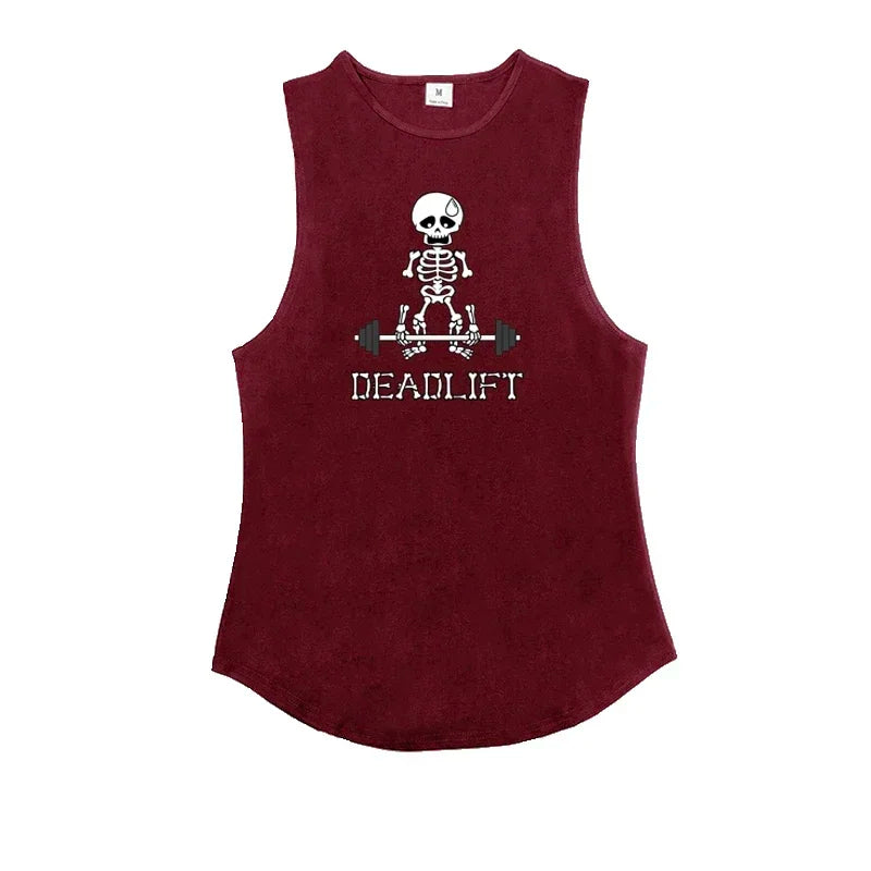 Skeleton Graphic Tank Top – Forge Series