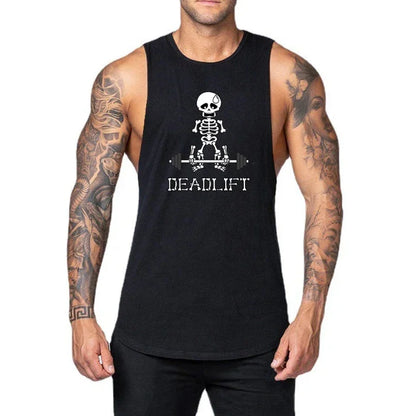 Skeleton Graphic Tank Top – Forge Series