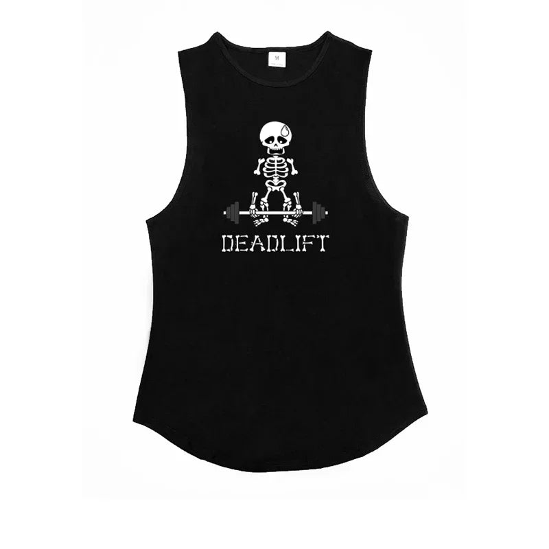 Skeleton Graphic Tank Top – Forge Series