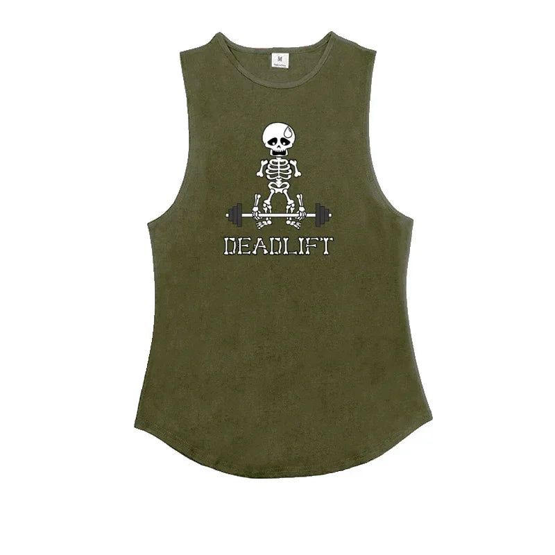 Skeleton Graphic Tank Top – Forge Series
