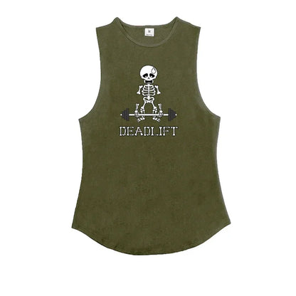 Skeleton Graphic Tank Top – Forge Series