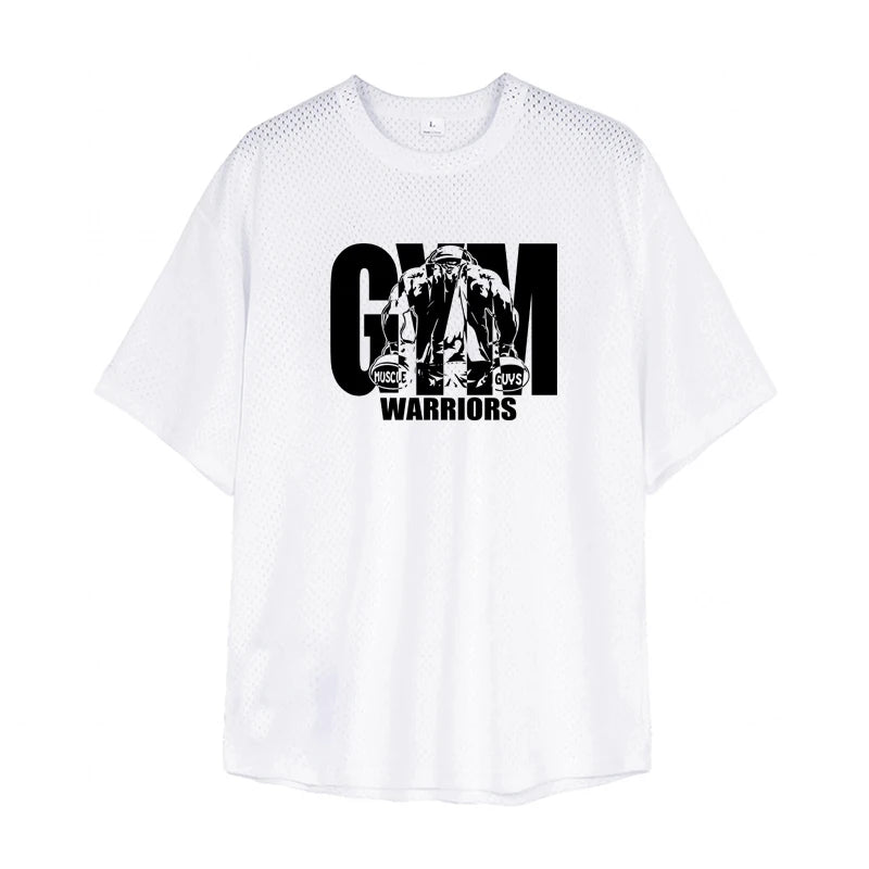 RISE OF THE GYM WARRIORS – Oversized Fit Motivational T-Shirt