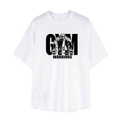 RISE OF THE GYM WARRIORS – Oversized Fit Motivational T-Shirt