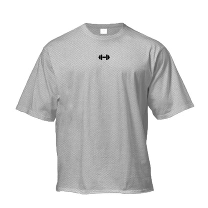 Dumbbell Logo Oversized T-Shirt – Forge Series