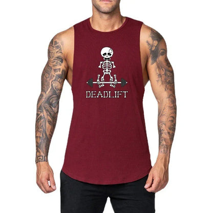 Skeleton Graphic Tank Top – Forge Series