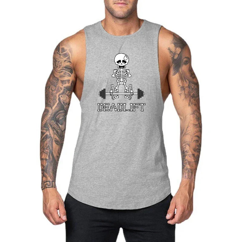 Skeleton Graphic Tank Top – Forge Series