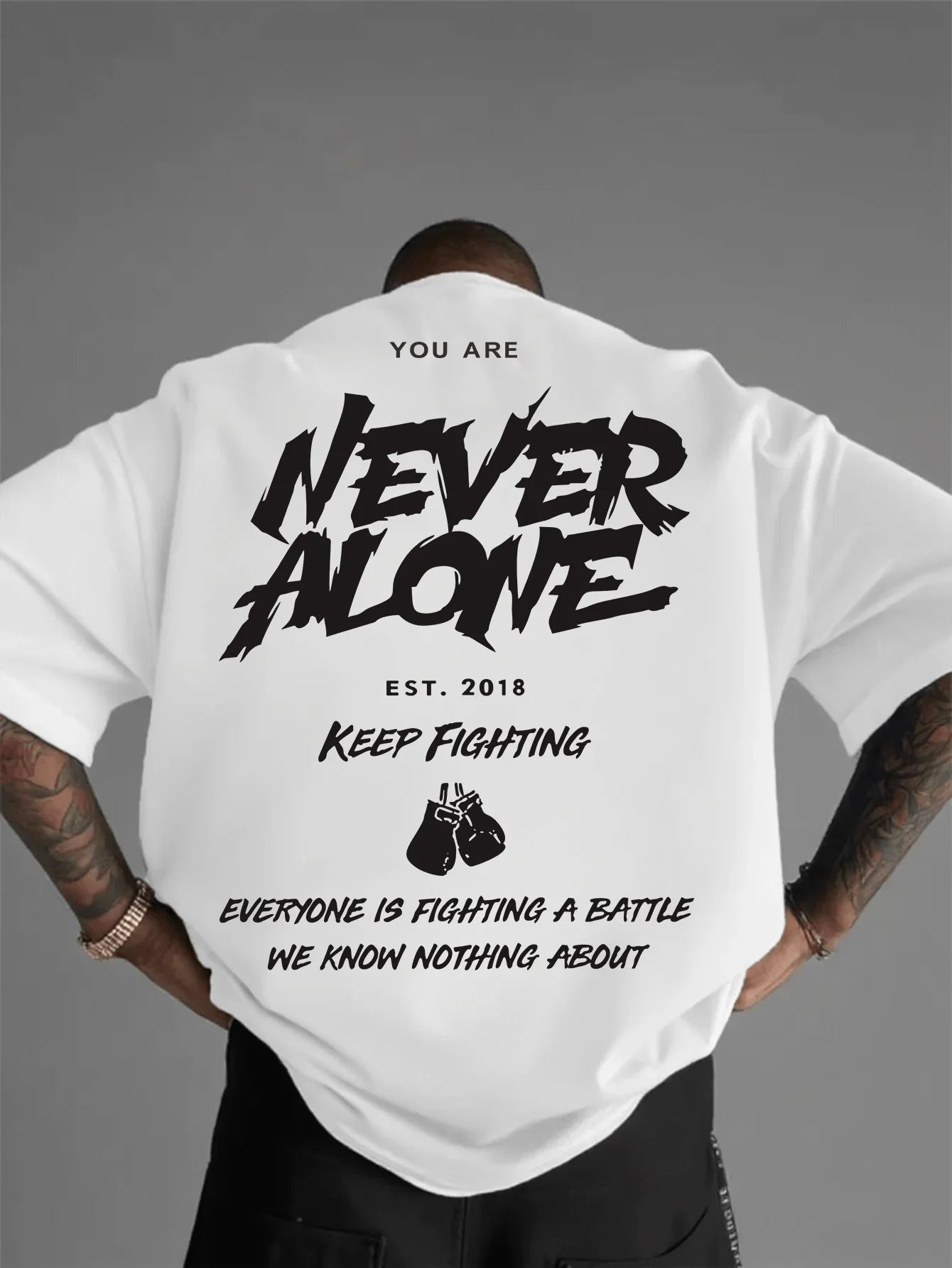 Apex Forge - You Are Never Alone Graphic T-Shirt