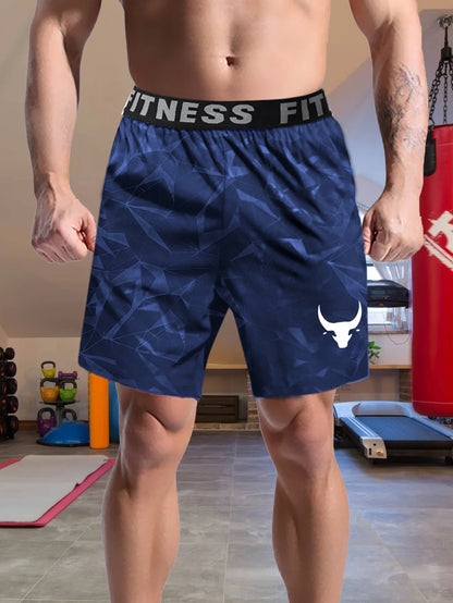 Apex Bull Charge Abstract Workout Shorts – Unstoppable Gym Wear