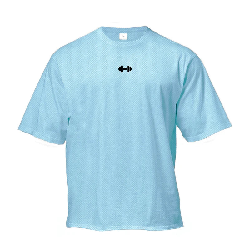 Dumbbell Logo Oversized T-Shirt – Forge Series