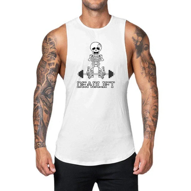 Skeleton Graphic Tank Top – Forge Series