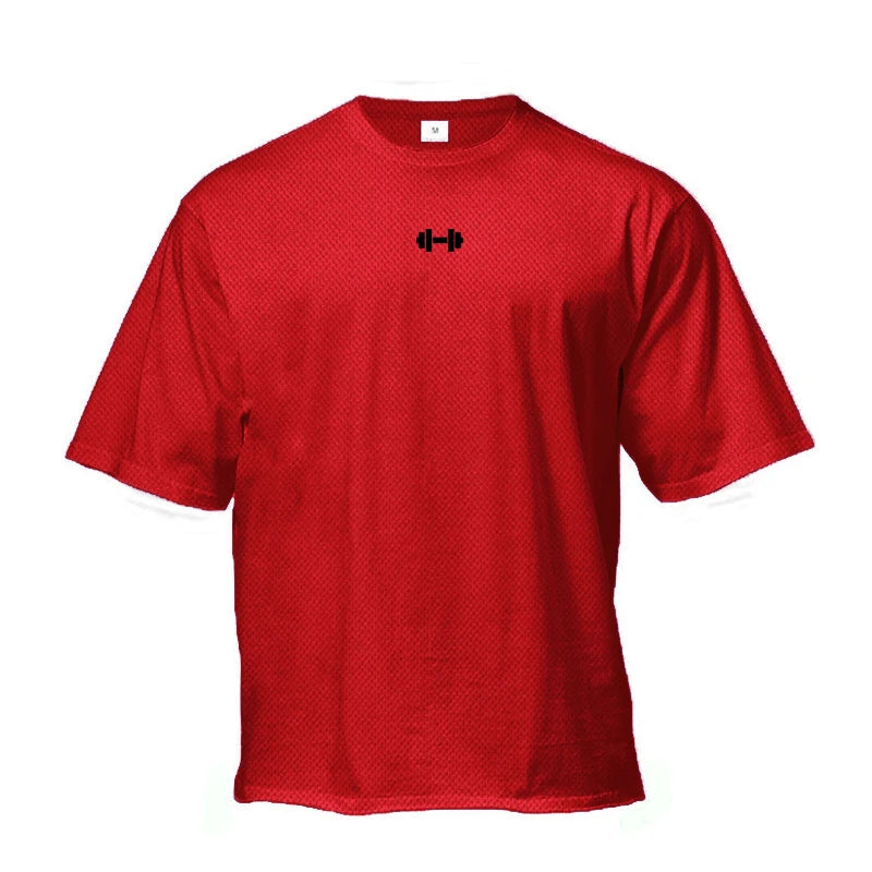 Dumbbell Logo Oversized T-Shirt – Forge Series