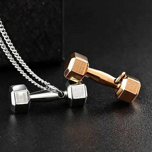 PHIL 4:13 – Apex Forge Dumbbell Strength Necklace