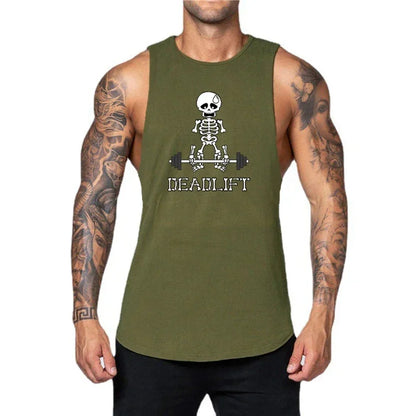 Skeleton Graphic Tank Top – Forge Series
