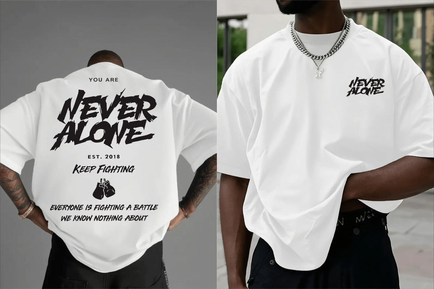 Apex Forge - You Are Never Alone Graphic T-Shirt