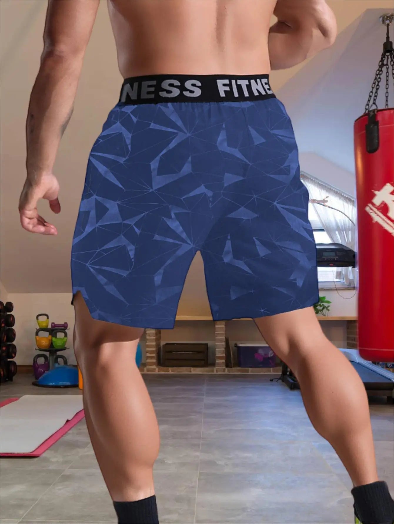 Apex Bull Charge Abstract Workout Shorts – Unstoppable Gym Wear